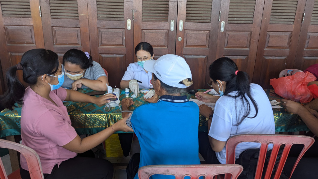 Kegiatan Posyandu Rutin Balita dan Lansia Banjar Belawan Berlangsung Sukses